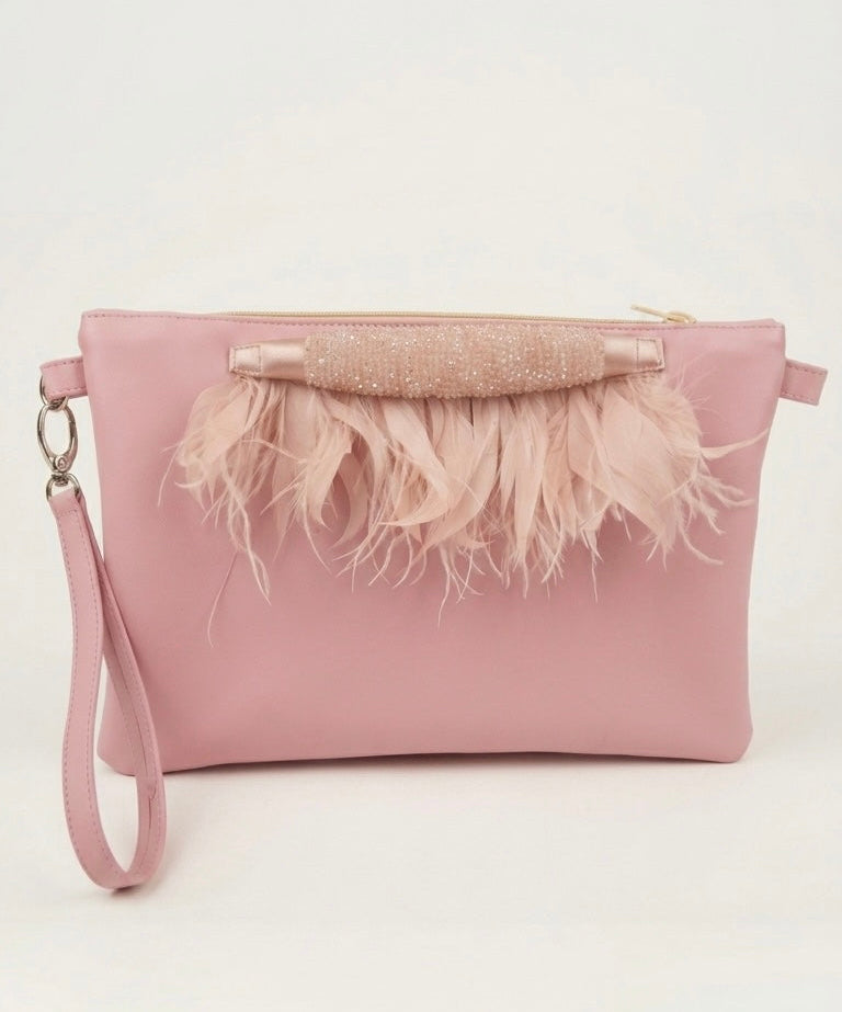 Pochette Rosa Piume