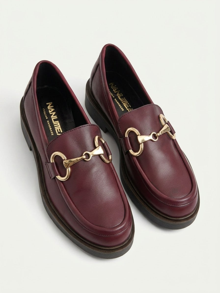 Mocassino Bordeaux con Morsetto