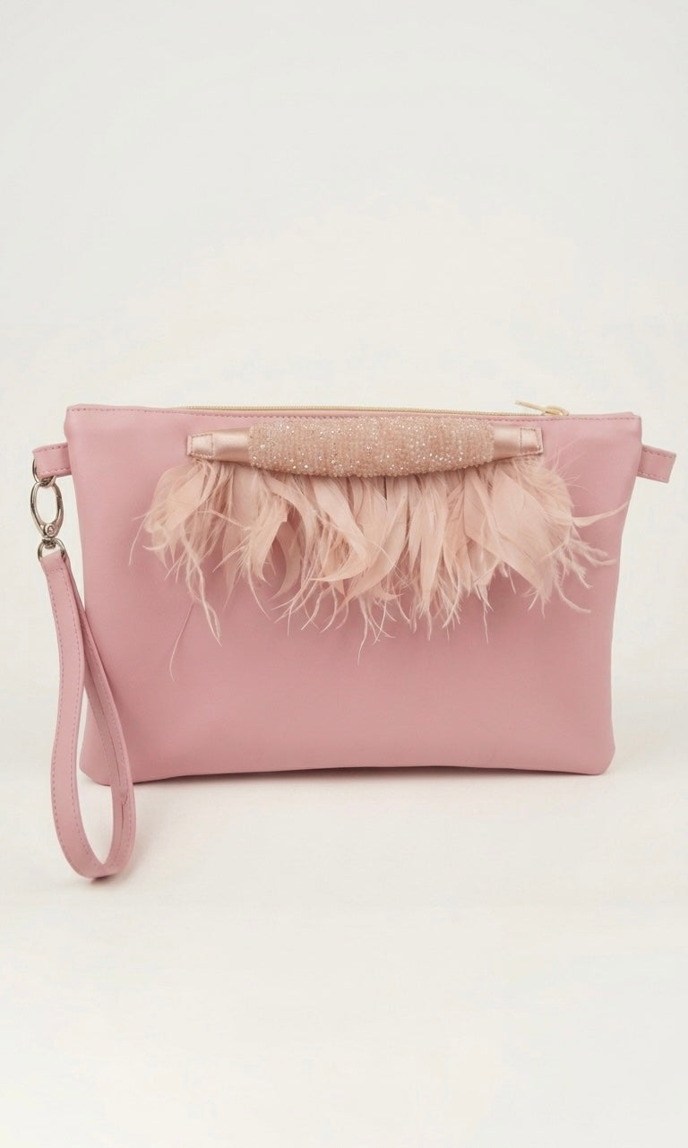 Pochette Rosa Piume