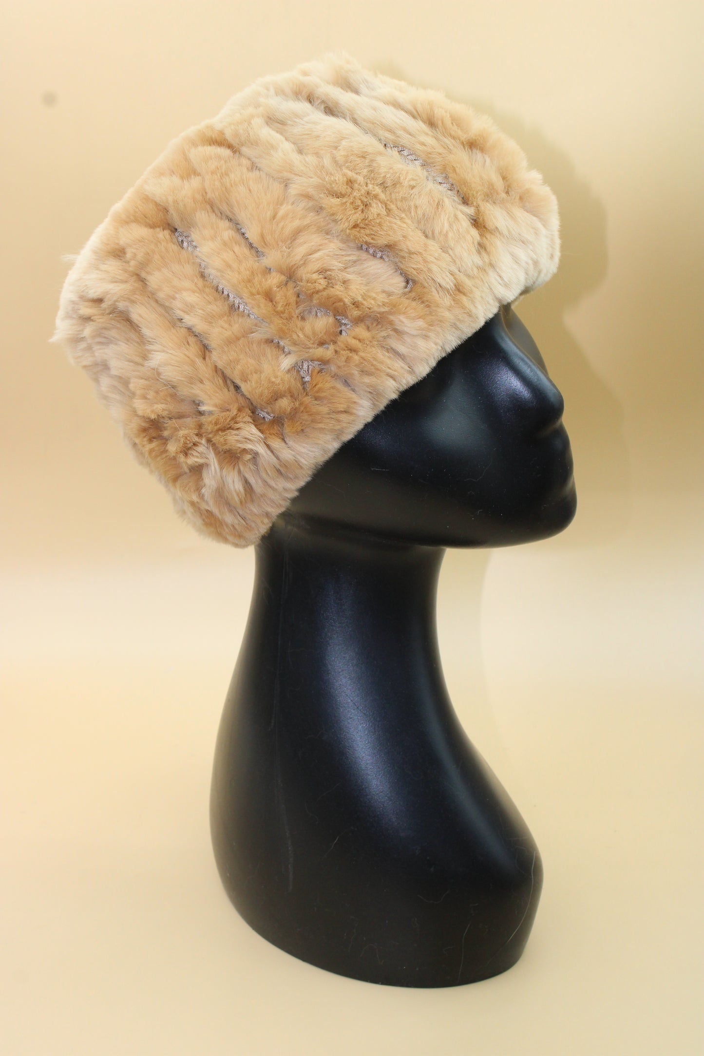 Fascia in pelliccia Beige