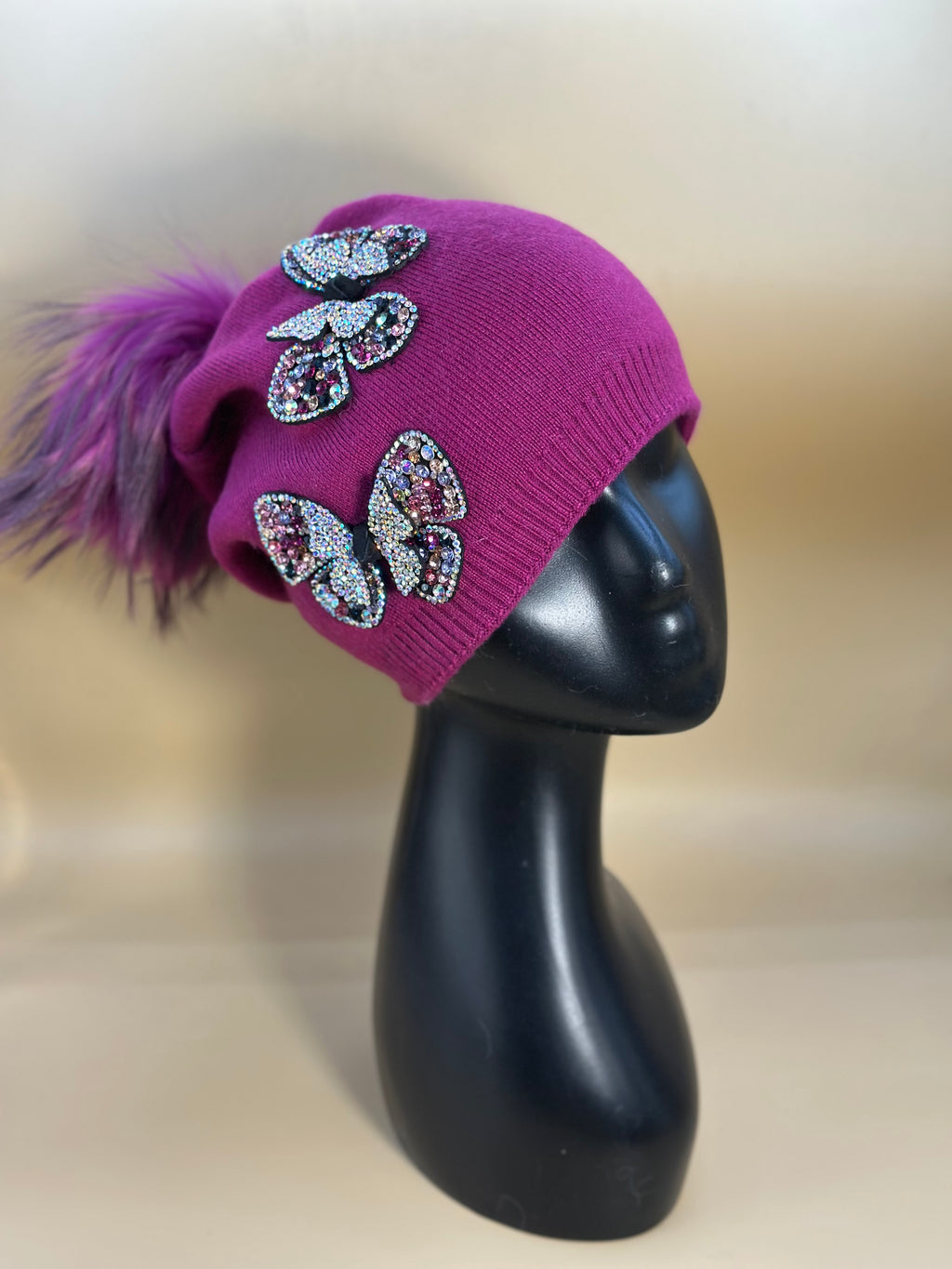 Cappello farfalle