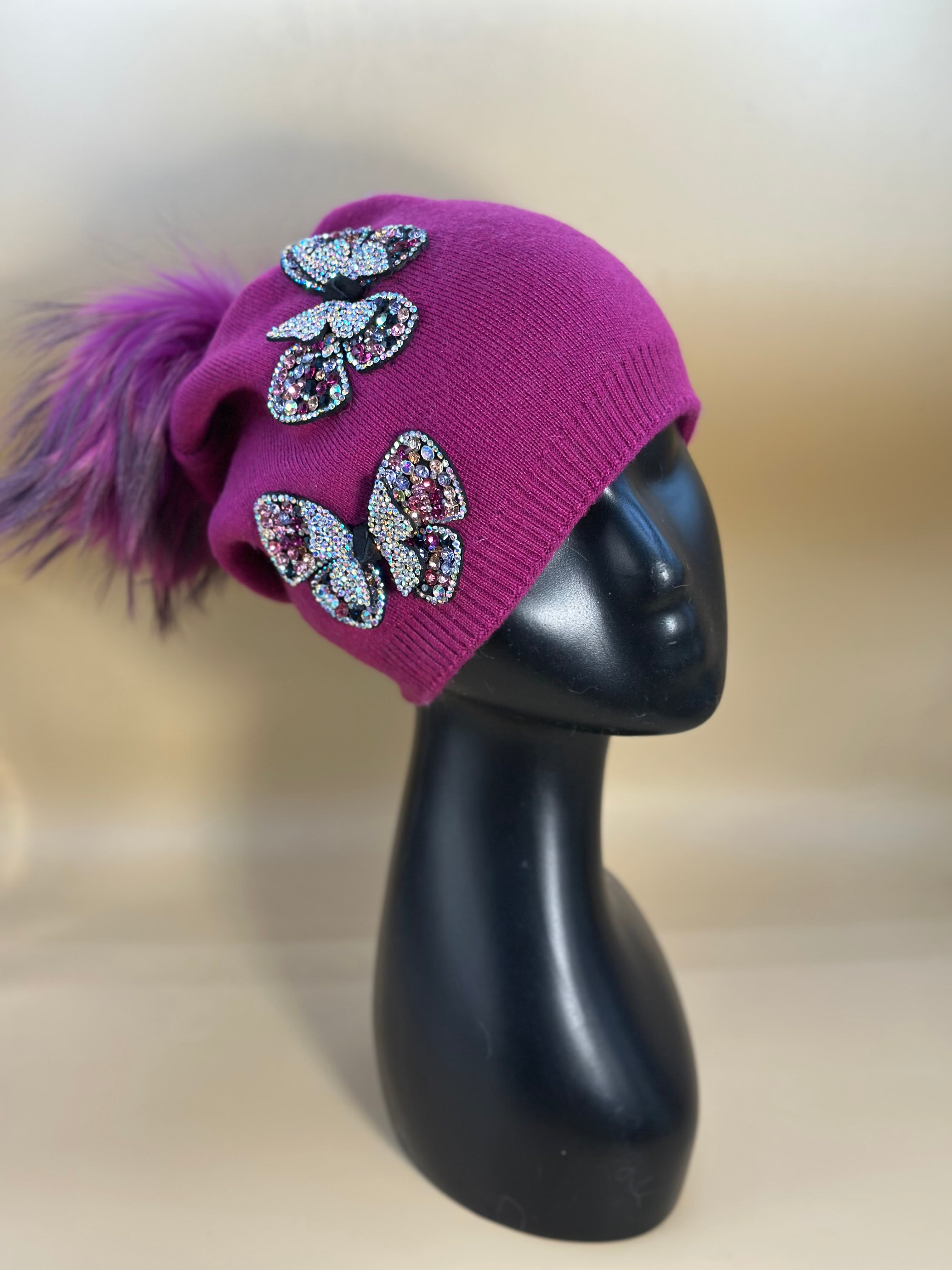 Cappello farfalle