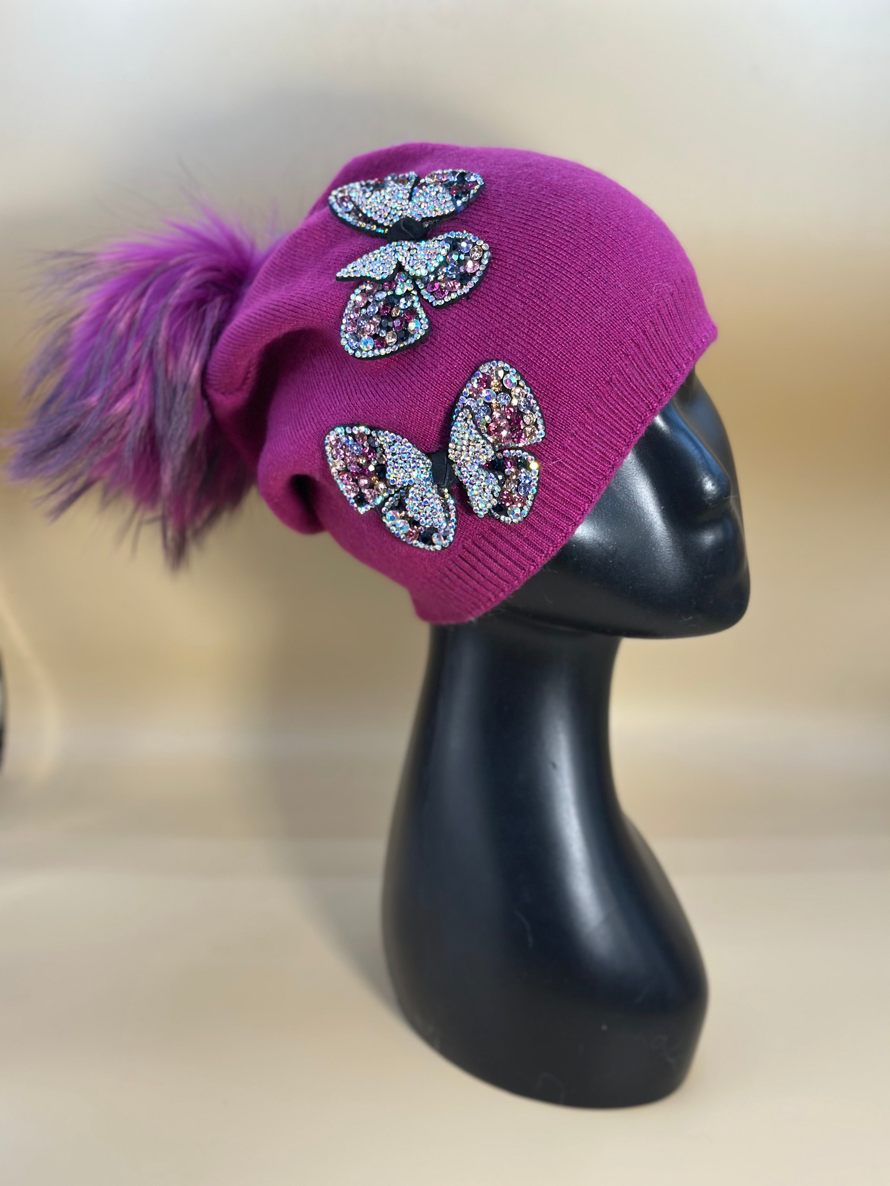 Cappello farfalle