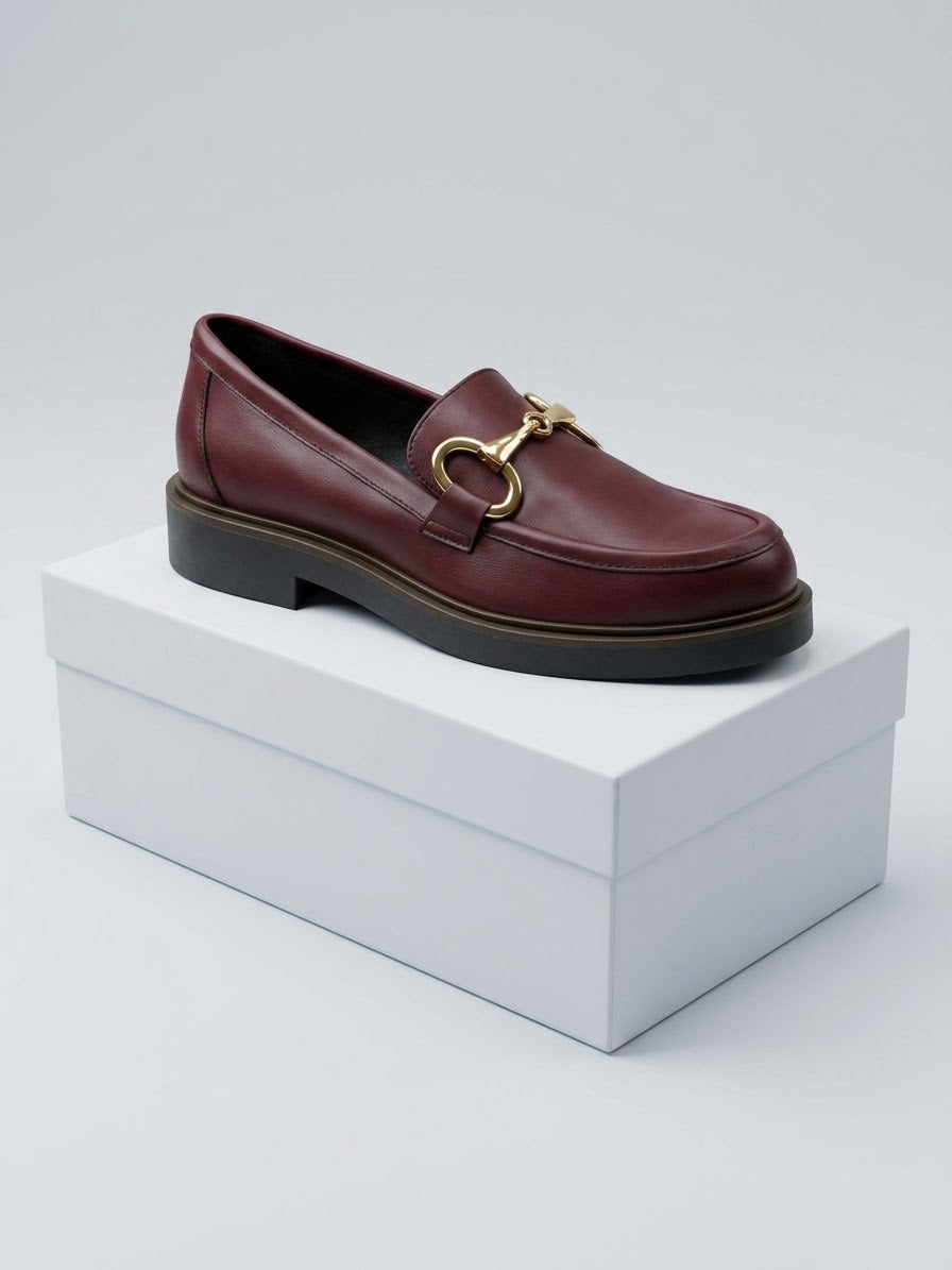 Mocassino Bordeaux con Morsetto