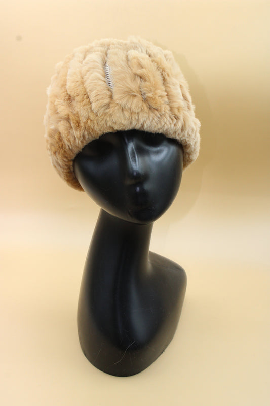 Fascia in pelliccia Beige