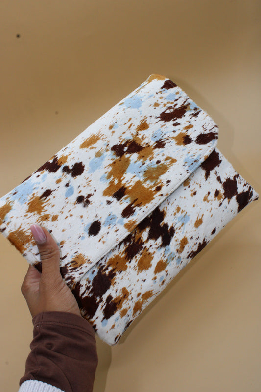 Clutch Cow Print